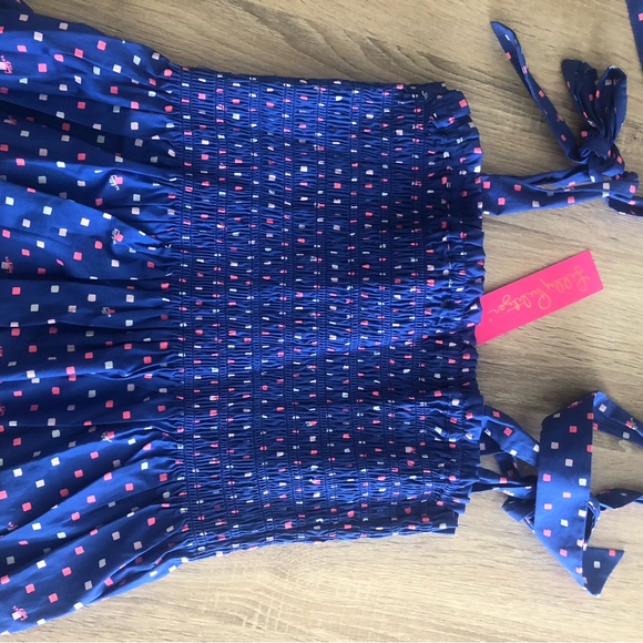 Lily Pulitzer Rivera Smocked Top size large NWT - Picture 4 of 5